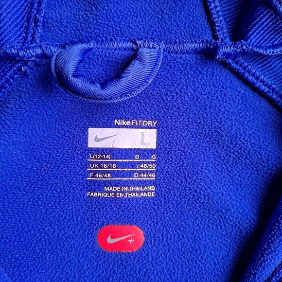 Nike Fit Blue Zip-Up Sweatshirt - Picture 5 of 8